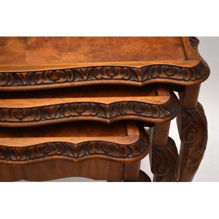 Queen Ann Nest of Tables antik