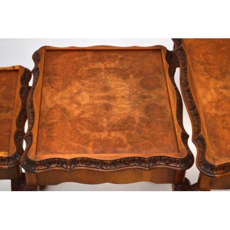 Queen Ann Nest of Tables antik