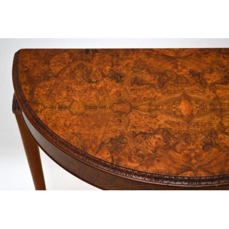 Antiker Konsolentisch Wurzelnuss Holz