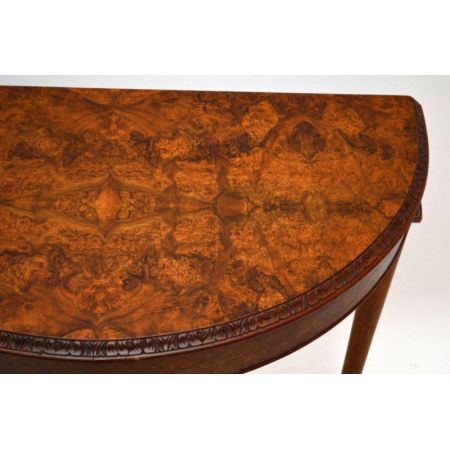 Antiker Konsolentisch Wurzelnuss Holz