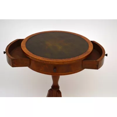 Antikes Mahagonie Drum Table