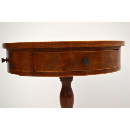 Antikes Mahagonie Drum Table
