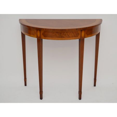 Antiker Mahagoni/Satinholz Console Beistelltisch