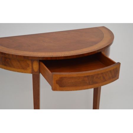 Antiker Mahagoni/Satinholz Console Beistelltisch