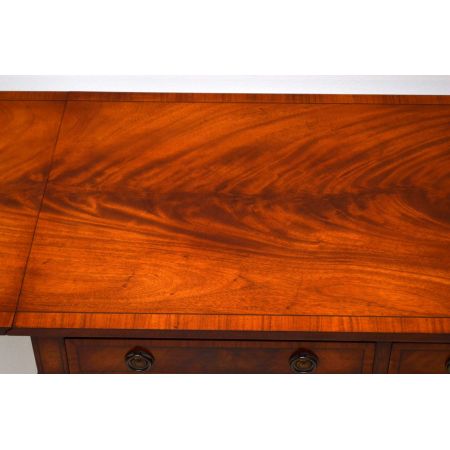 Antiker Regency-Stil Intarsien Mahagoni Sofa Tisch