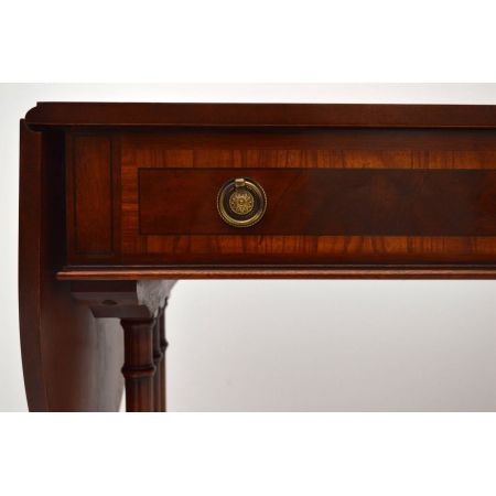 Antiker Regency-Stil Intarsien Mahagoni Sofa Tisch