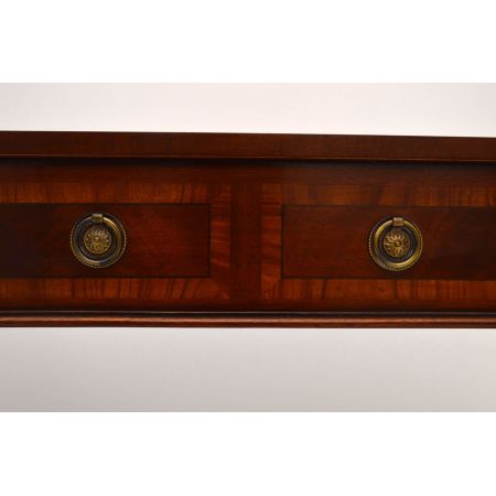 Antiker Regency-Stil Intarsien Mahagoni Sofa Tisch