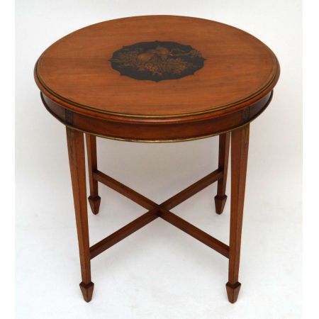 Antiker Edwardian Mahagoni Beistelltisch