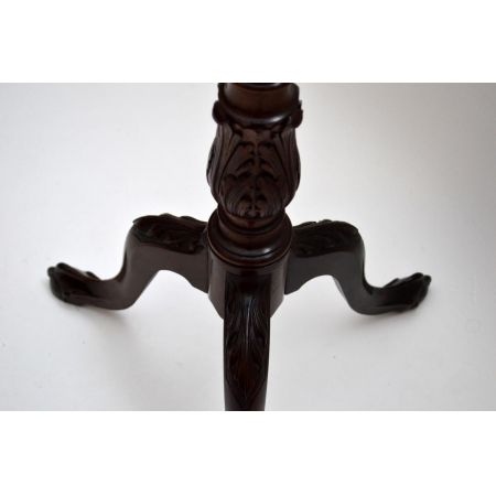 Antiker Georgian Mahagoni Torchere