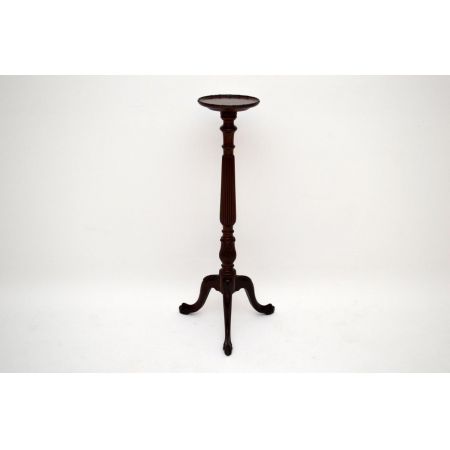 Antiker Georgian Mahagoni Torchere