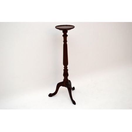 Antiker Georgian Mahagoni Torchere