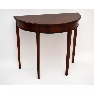 Antiker Edwardian Mahagoni Konsole Beistelltisch