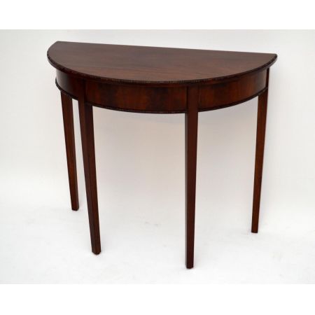 Antiker Edwardian Mahagoni Konsole Beistelltisch