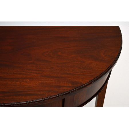 Antiker Edwardian Mahagoni Konsole Beistelltisch