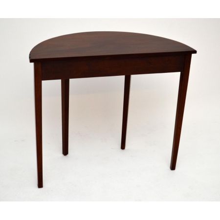 Antiker Edwardian Mahagoni Konsole Beistelltisch