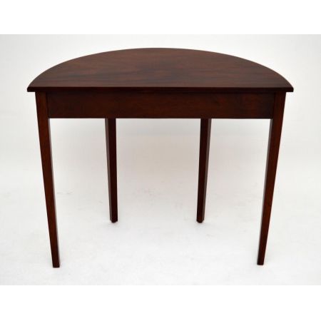 Antiker Edwardian Mahagoni Konsole Beistelltisch