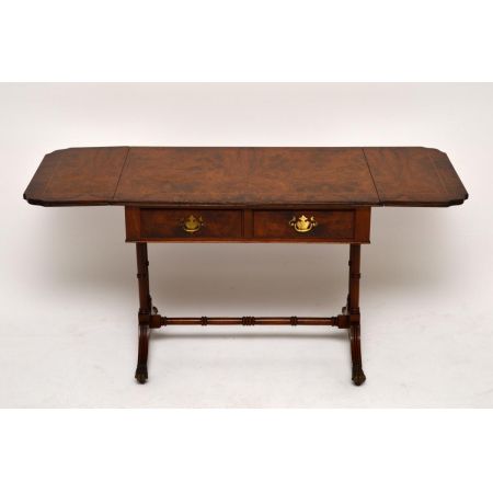 Antiker Regency Sofatisch Klapptisch