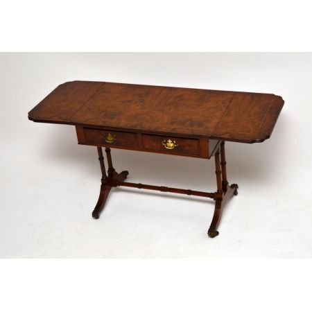 Antiker Regency Sofatisch Klapptisch