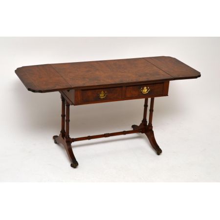 Antiker Regency Sofatisch Klapptisch