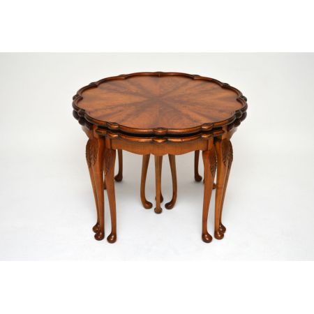 Rundes Nest of Tables Beistelltische antik