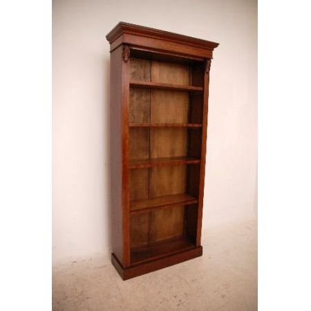 Antikes Rekonstruirtes  Mahogany Open Bookcase