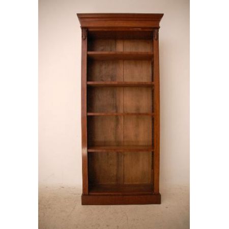 Antikes Rekonstruirtes  Mahogany Open Bookcase