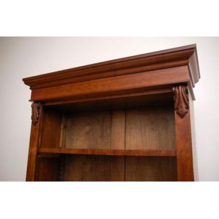Antikes Rekonstruirtes  Mahogany Open Bookcase