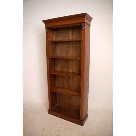 Antikes Rekonstruirtes  Mahogany Open Bookcase
