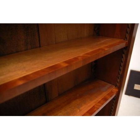 Antikes Rekonstruirtes  Mahogany Open Bookcase