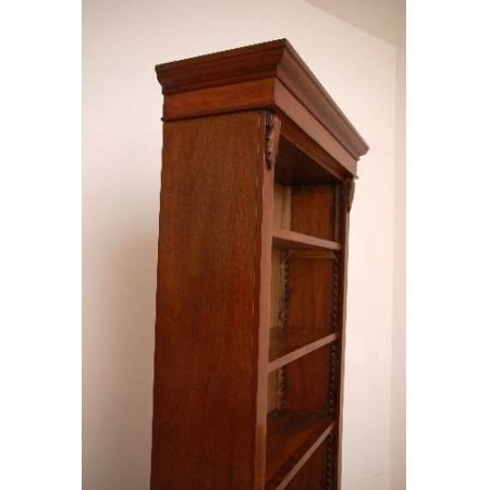 Antikes Rekonstruirtes  Mahogany Open Bookcase