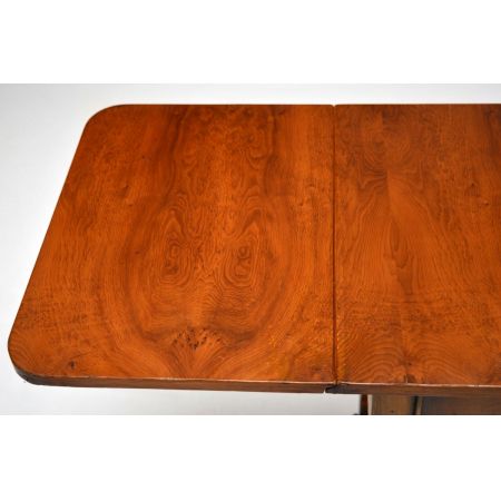 Antiker Regency-Stil Eibenholz Sofa Tisch