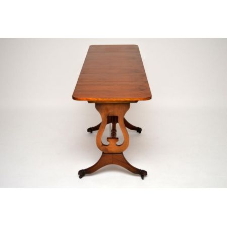 Antiker Regency-Stil Eibenholz Sofa Tisch