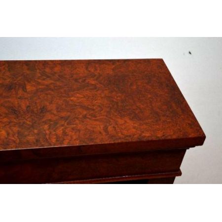   Offenes Antique Victorian Burr Walnut  Regal 