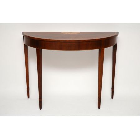 Antiker „Sheraton“ Stil Mahagoni/ Satinholz Pult-Beistelltisch