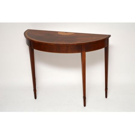 Antiker „Sheraton“ Stil Mahagoni/ Satinholz Pult-Beistelltisch