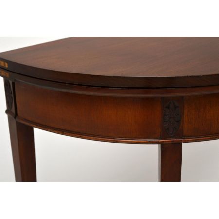 Antiker Edwardian Mahagoni-Kartentisch