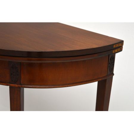 Antiker Edwardian Mahagoni-Kartentisch