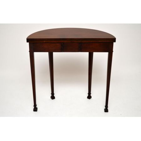 Antiker Edwardian Mahagoni-Kartentisch