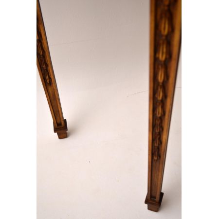 Antiker vergoldeter Marmor Konsolentisch