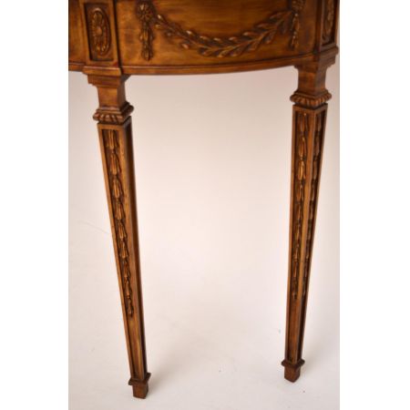 Antiker vergoldeter Marmor Konsolentisch