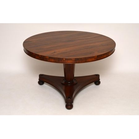 Antiker William IV Palisander Rund - Esstisch