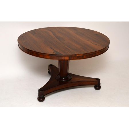 Antiker William IV Palisander Rund - Esstisch