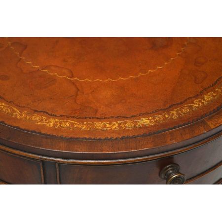 Antiker Mahagoni „Revolving“ drehbarer Tisch/ Bücherregal