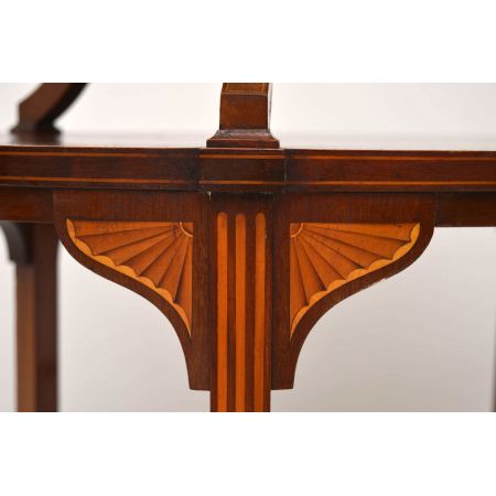 Antiker Edwardian Etagere aus Mahagoni und Satinholz
