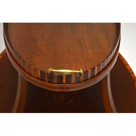 Antiker Edwardian Etagere aus Mahagoni und Satinholz