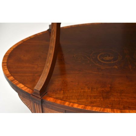 Antiker Edwardian Etagere aus Mahagoni und Satinholz