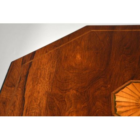 Antiker viktorianischer Palisanderholz Beistelltisch