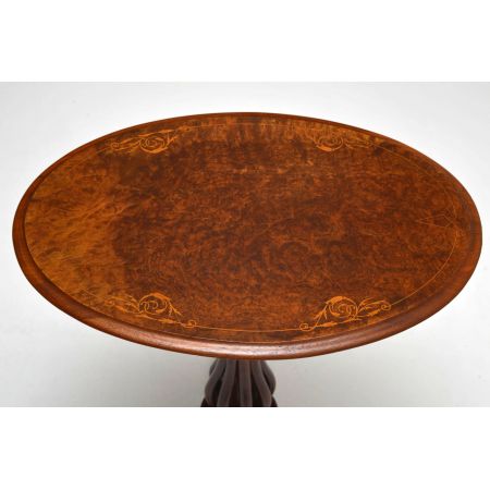 Antiker Victorian Nussbaum Klapptisch