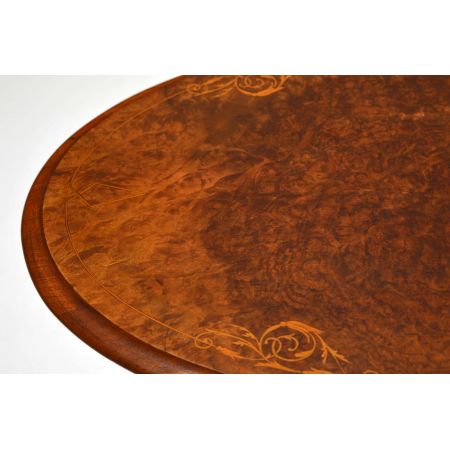 Antiker Victorian Nussbaum Klapptisch