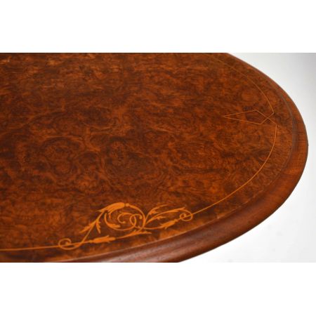 Antiker Victorian Nussbaum Klapptisch